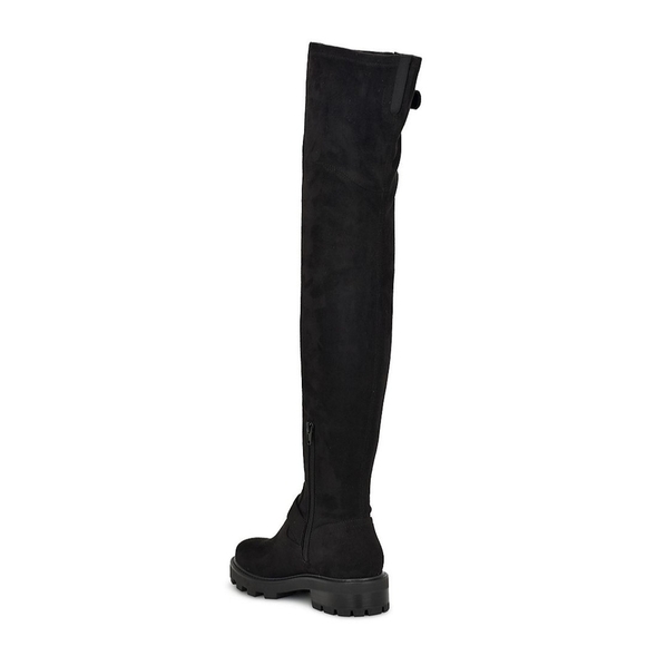 Black Over-the-Knee Womens Boots Size 6.5 - Picture 3 of 8